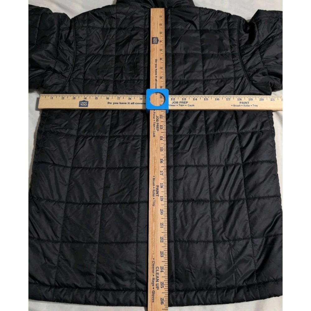 Columbia Men's Reversible Quilted Jacket Medium Black Plaid Insulated‎ - Picture 8 of 9